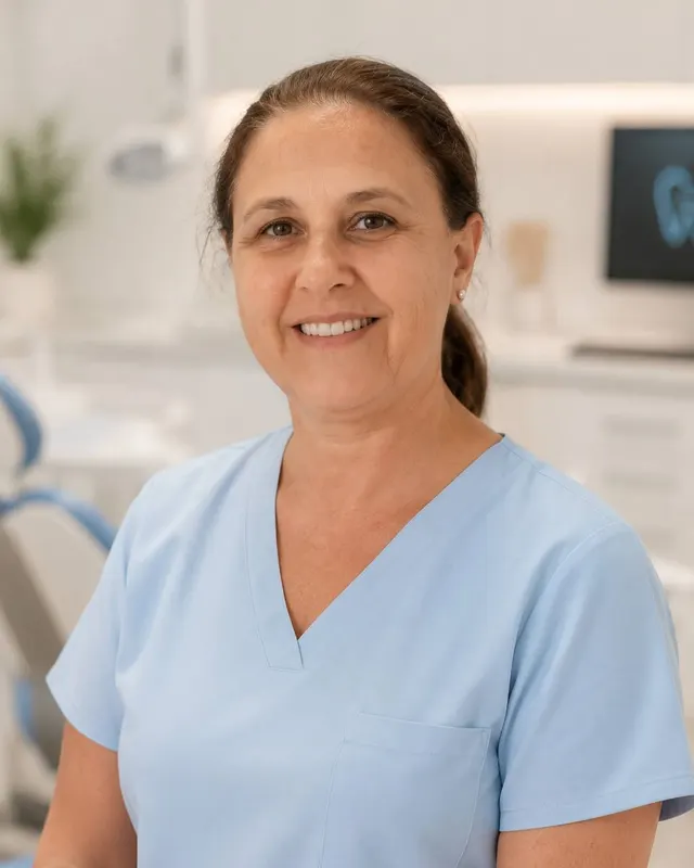 Dra. Marisa, cirujana e implantóloga de la Clínica Odontológica Sabadell